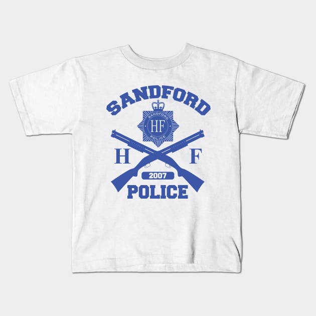 Sandford Police Kids T-Shirt by Meta Cortex